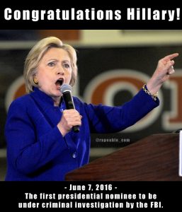 Congrats Hillary